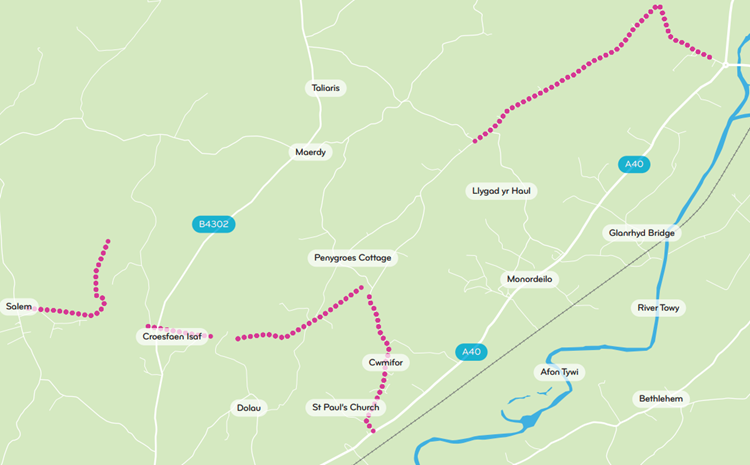 Full pipe route