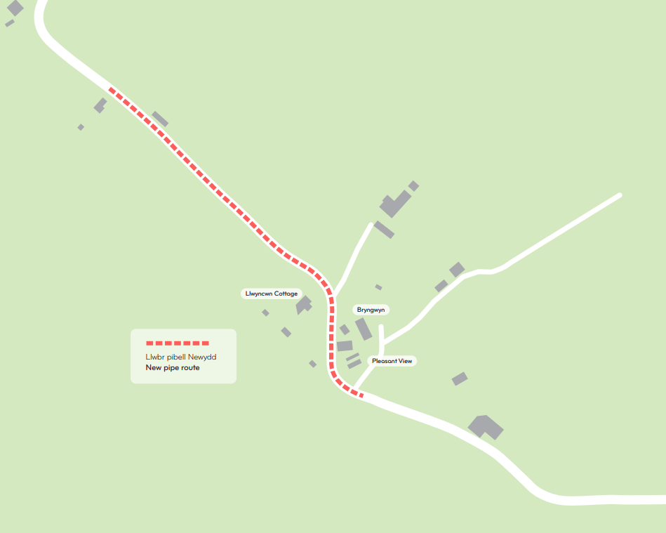 Pipe route map