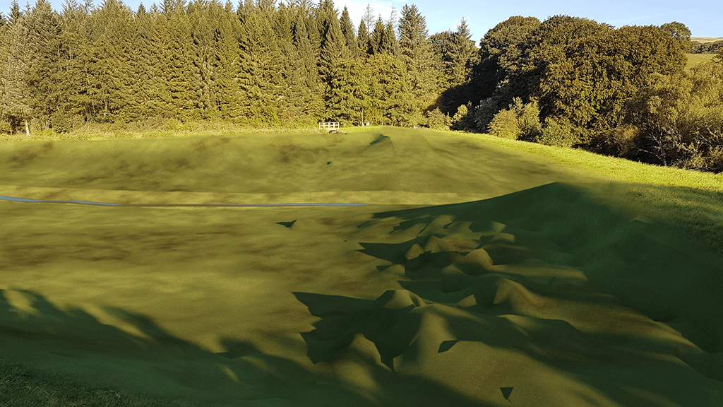 This picture is an indication only of the site post draw down